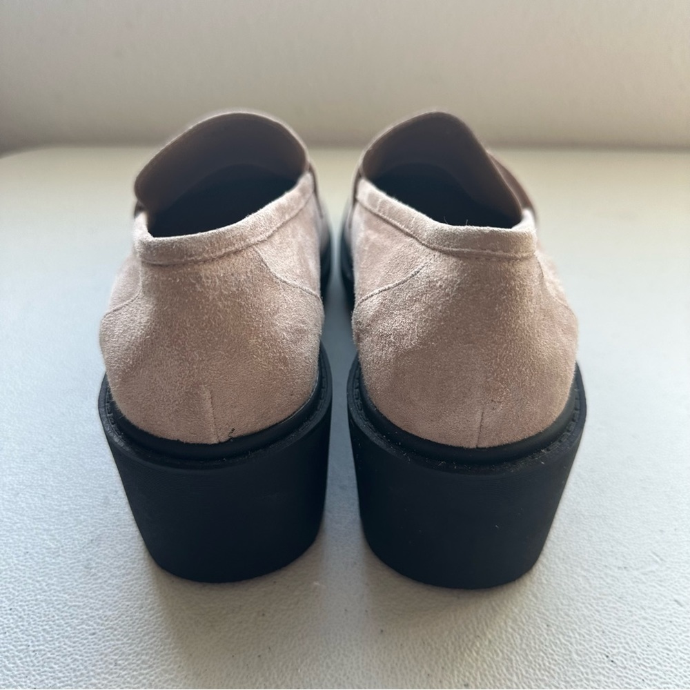 Silent D Xain loafers in a tan suede material. - Picture 4 of 5